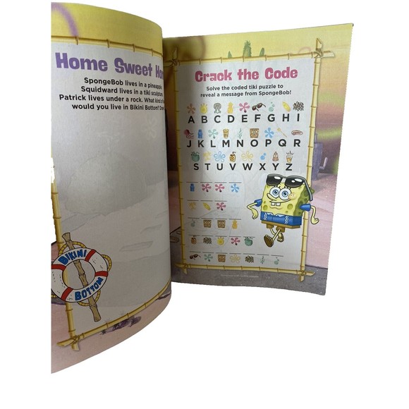 Spongebob Activity Book & Spongebob Figurine New - Picture 8 of 8